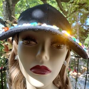 Swarovski Crystal Built-in Hair Hat🌟🧢💎